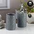 Ceramic Bathroom Accessories Set of 2 with Soap Dispenser (11116)