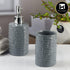 Ceramic Bathroom Accessories Set of 2 with Soap Dispenser (11116)