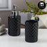 Ceramic Bathroom Accessories Set of 2 with Soap Dispenser (11118)