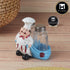 Polyresin Chef Salt and Pepper Shakers Set holder, Set of 1 (11128)