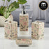 Ceramic Bathroom Accessories Set of 3 with Soap Dispenser (11140)