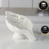 Ceramic Soap Holder Dish, Set of 1 Bathroom Accessories for Home, White (10155)