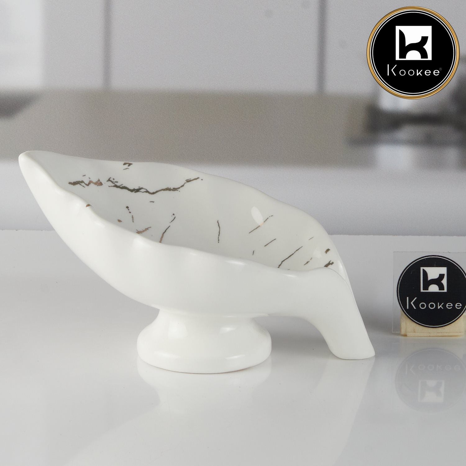 Kookee Soap Holders, White, ART11155