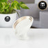 Kookee Ceramic Soap Holder Dish, A Stylish and Practical Addition to Your Bathroom, White