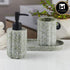 Ceramic Bathroom Accessories Set of 3 with Soap Dispenser (11185)