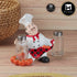 Polyresin Chef Salt and Pepper Shakers Set holder, Set of 1 (11208)