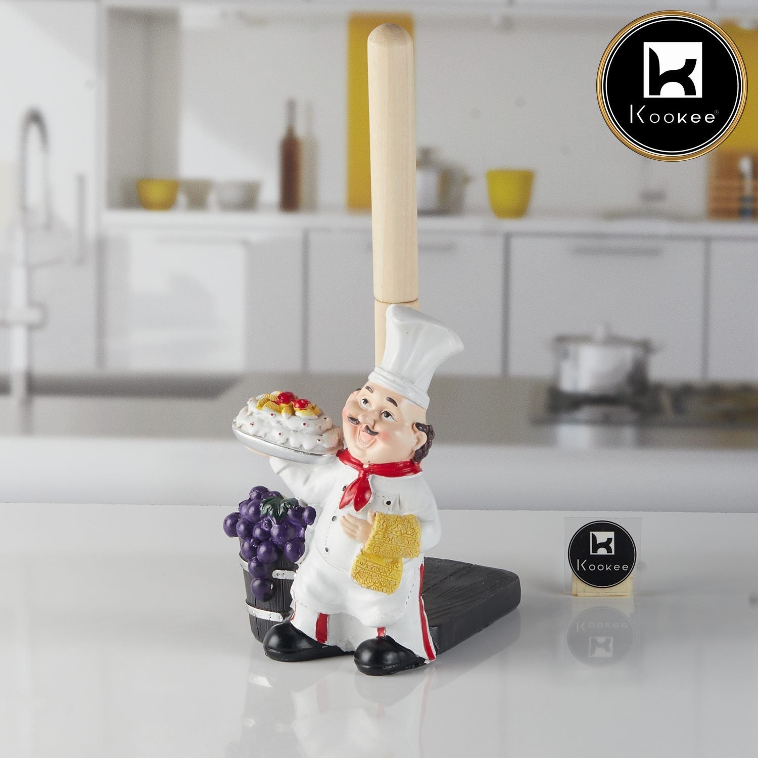 Polyresin Chef Series Tissue Roll Holder & Dispenser (V-TISS-001-1)