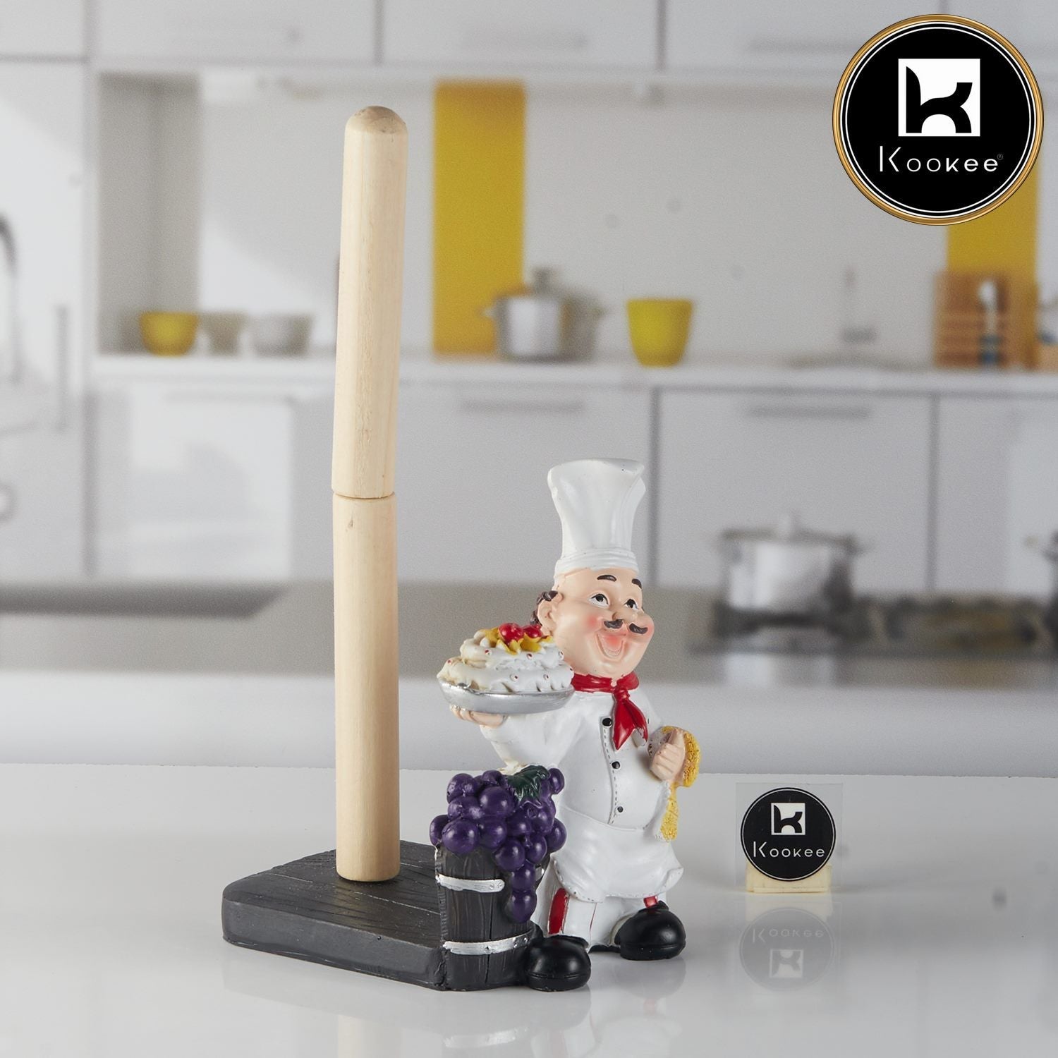 Polyresin Chef Series Tissue Roll Holder & Dispenser (V-TISS-001-1)