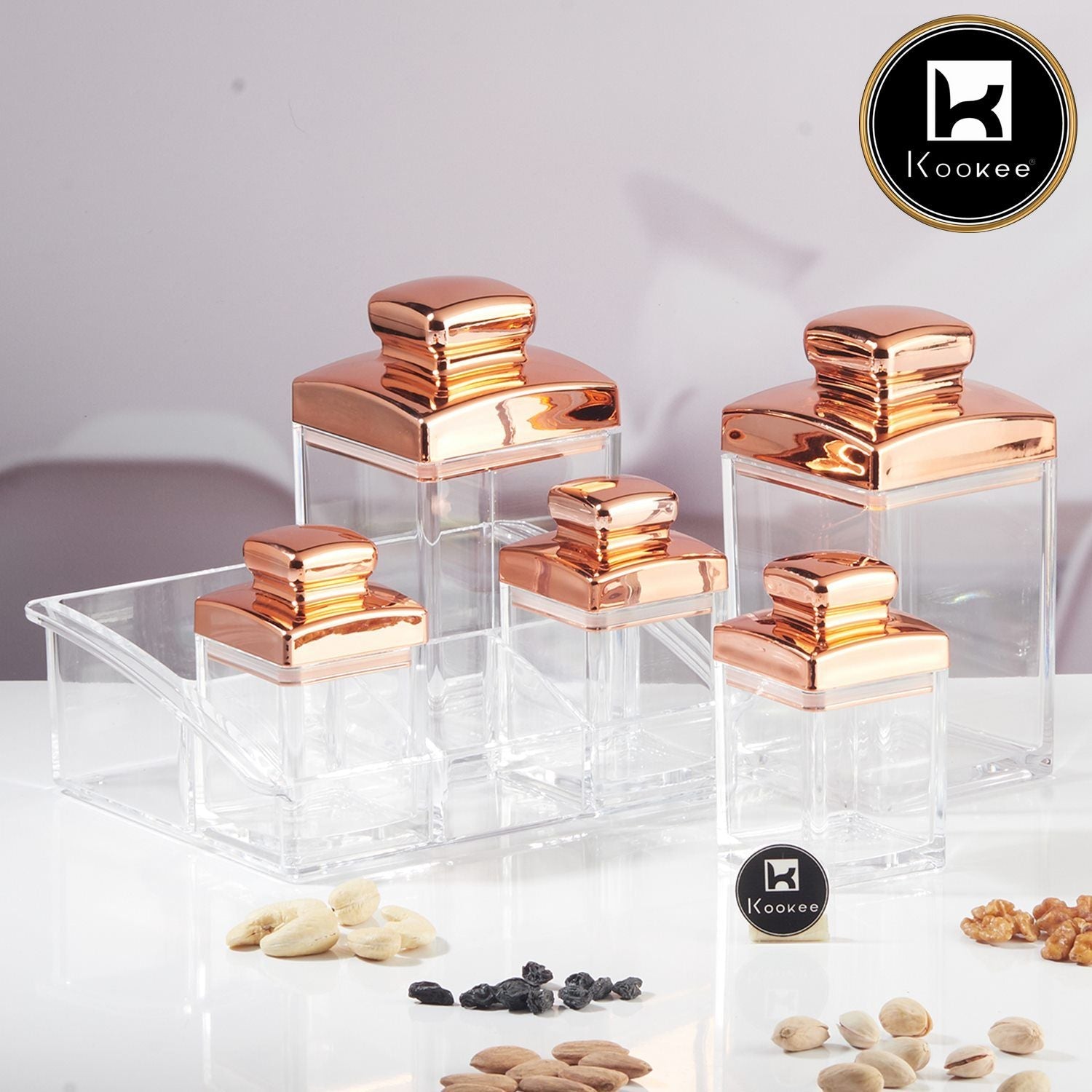 Acrylic Airtight Canister Jar & Container for Kitchen (V-AAC-005-2)