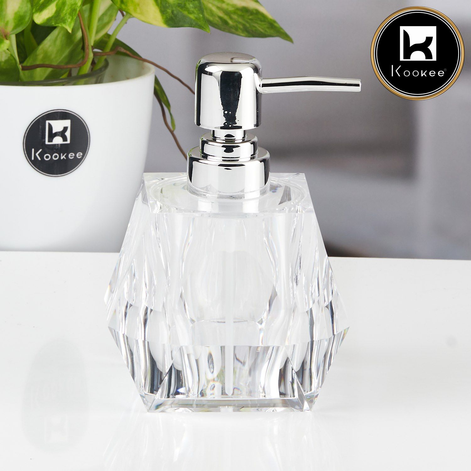 Acrylic Soap Dispenser for Bathroom handwash (11262)