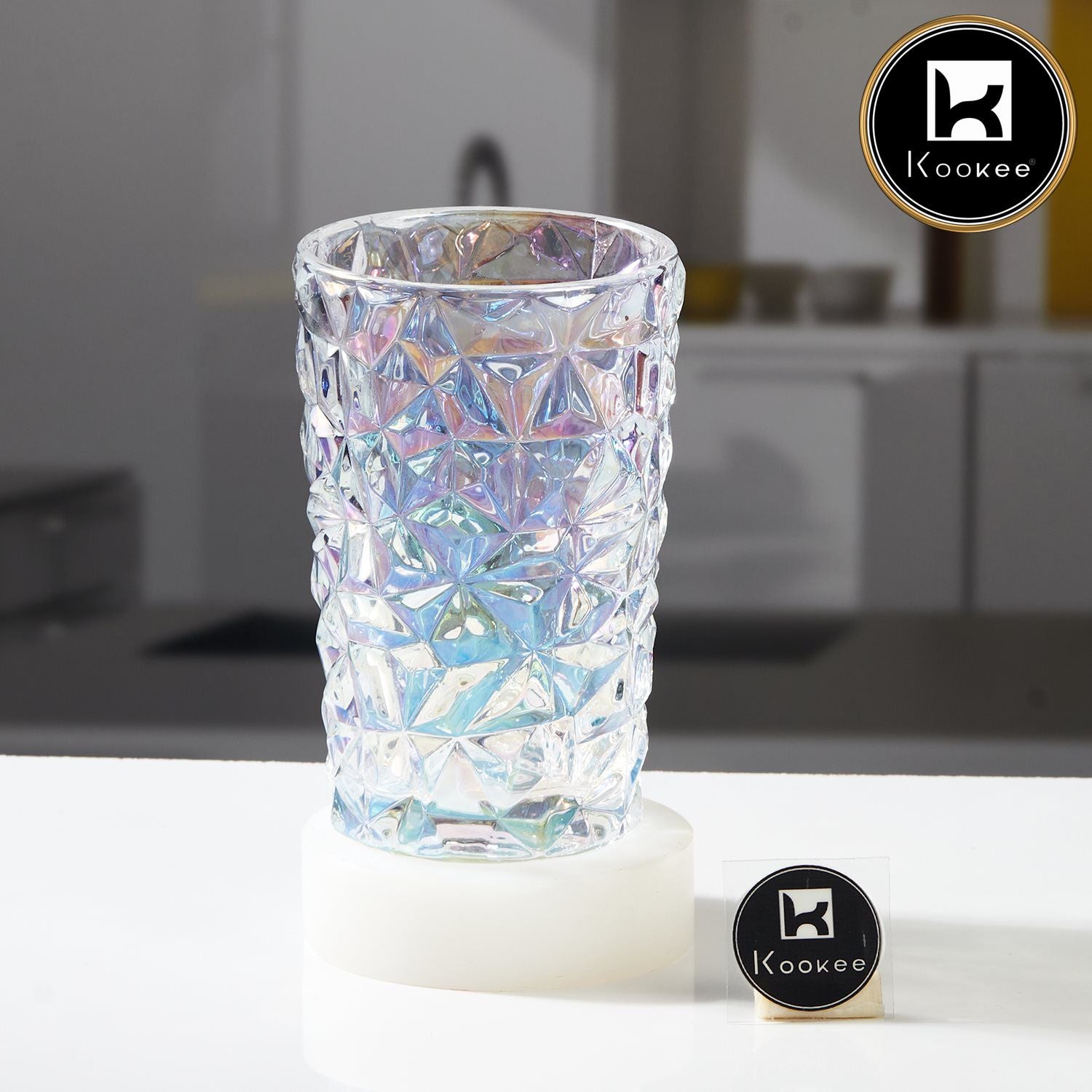 Kookee Water & Juice Glasses, Transparent, ART11770