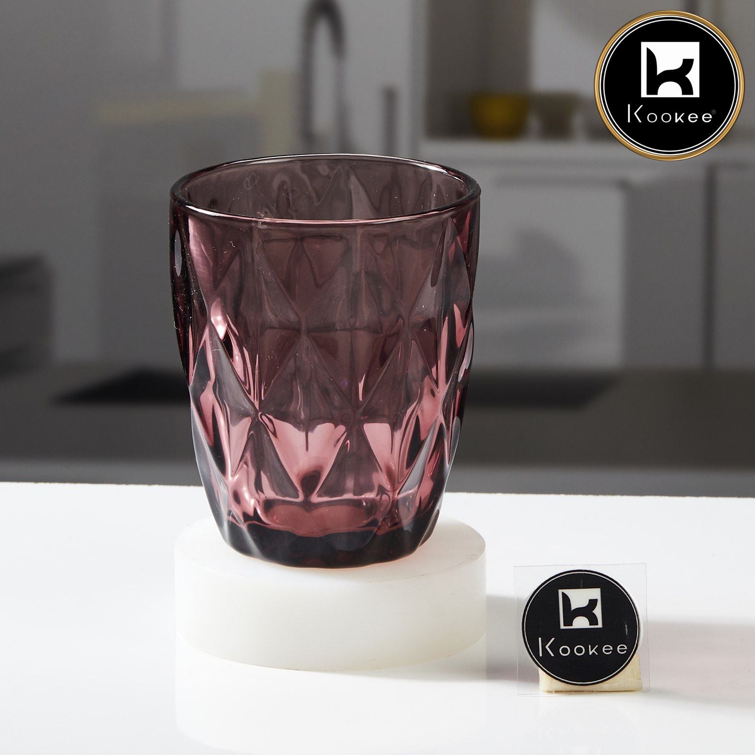 Kookee Water & Juice Glasses, Pink, ART11742