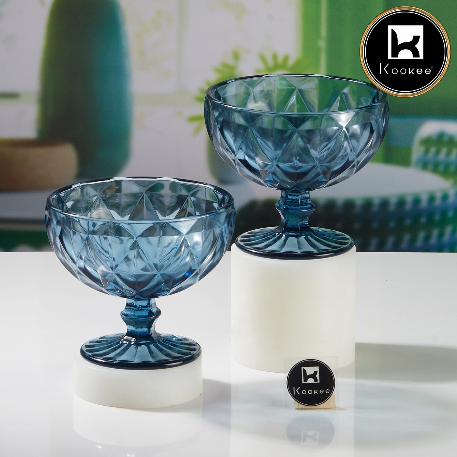 Crystal Glass Ice Cream Bowls (300 ml) (Set of 1) (11293)