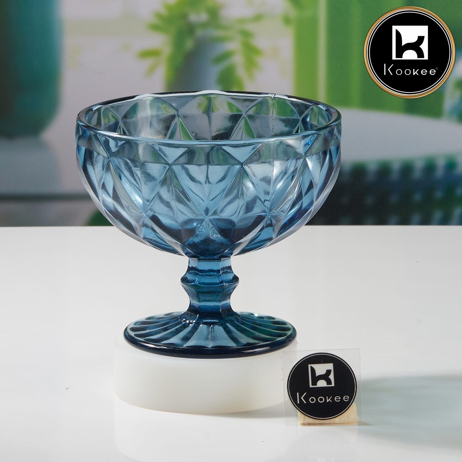 Crystal Glass Ice Cream Bowls (300 ml) (Set of 4) (11709)