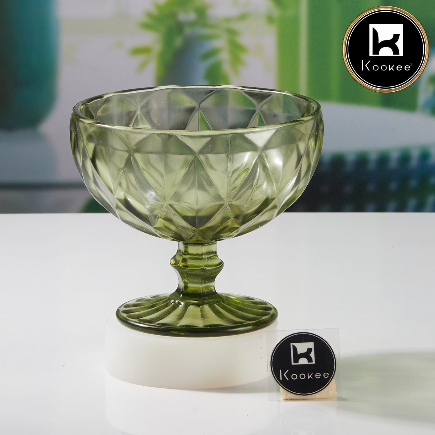 Crystal Glass Ice Cream Bowls (300 ml) (Set of 4) (11710)