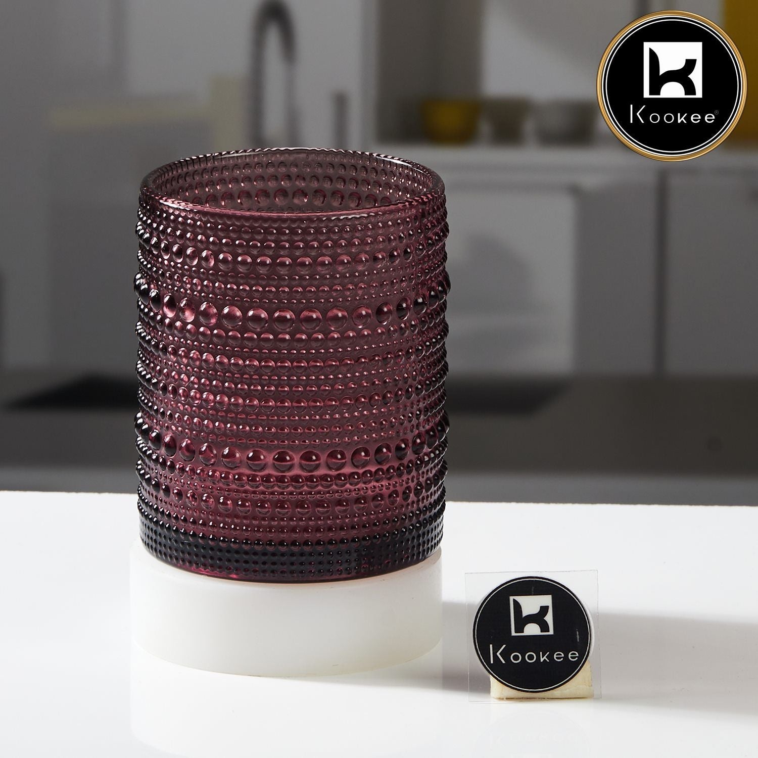 Jupiter Vintage Hobnail Old Fashioned Bubble Glasses (Set of 6) (11759)