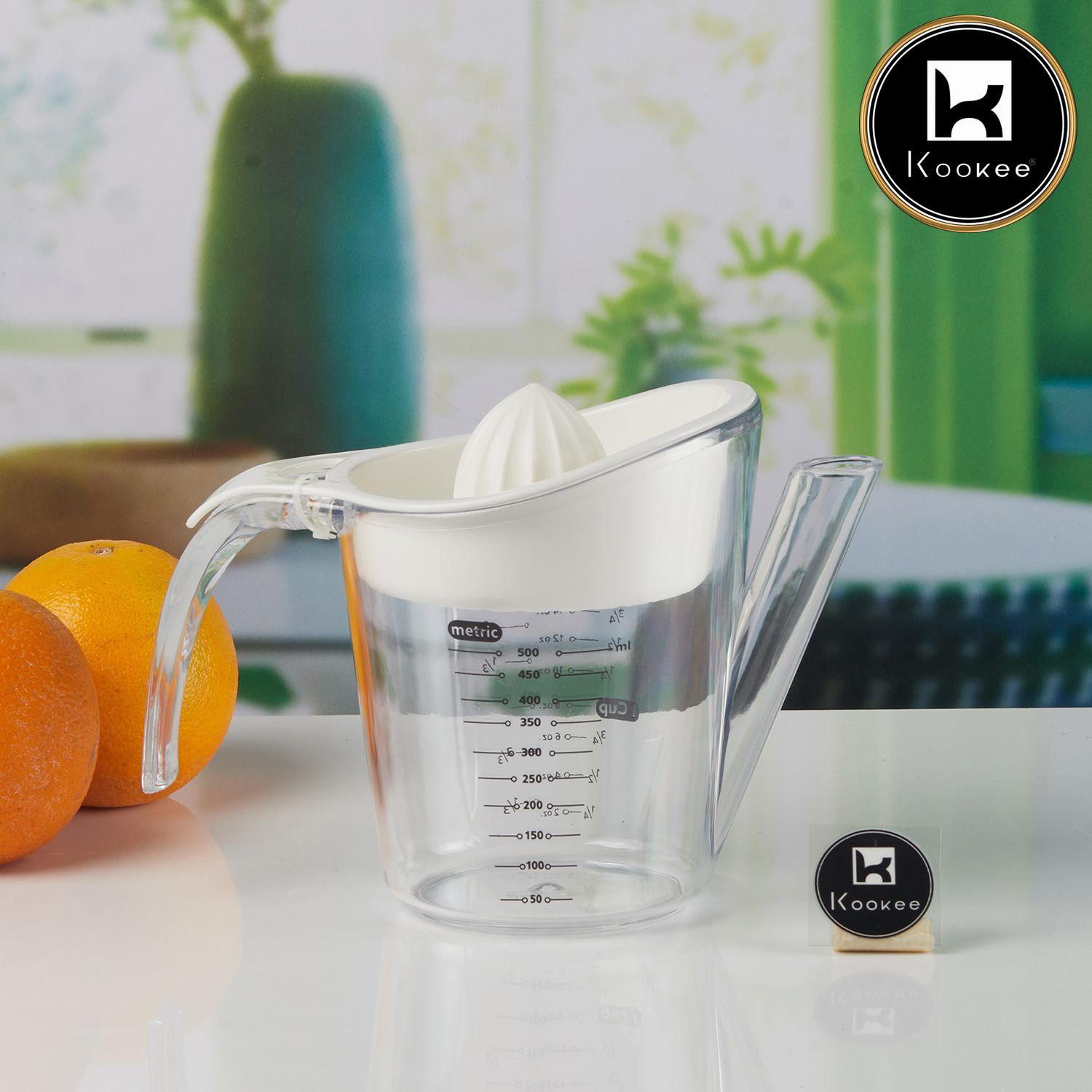 Manual citrus juicer, Orange juicer, Lemon squeezer,White (V-JUIC-001)