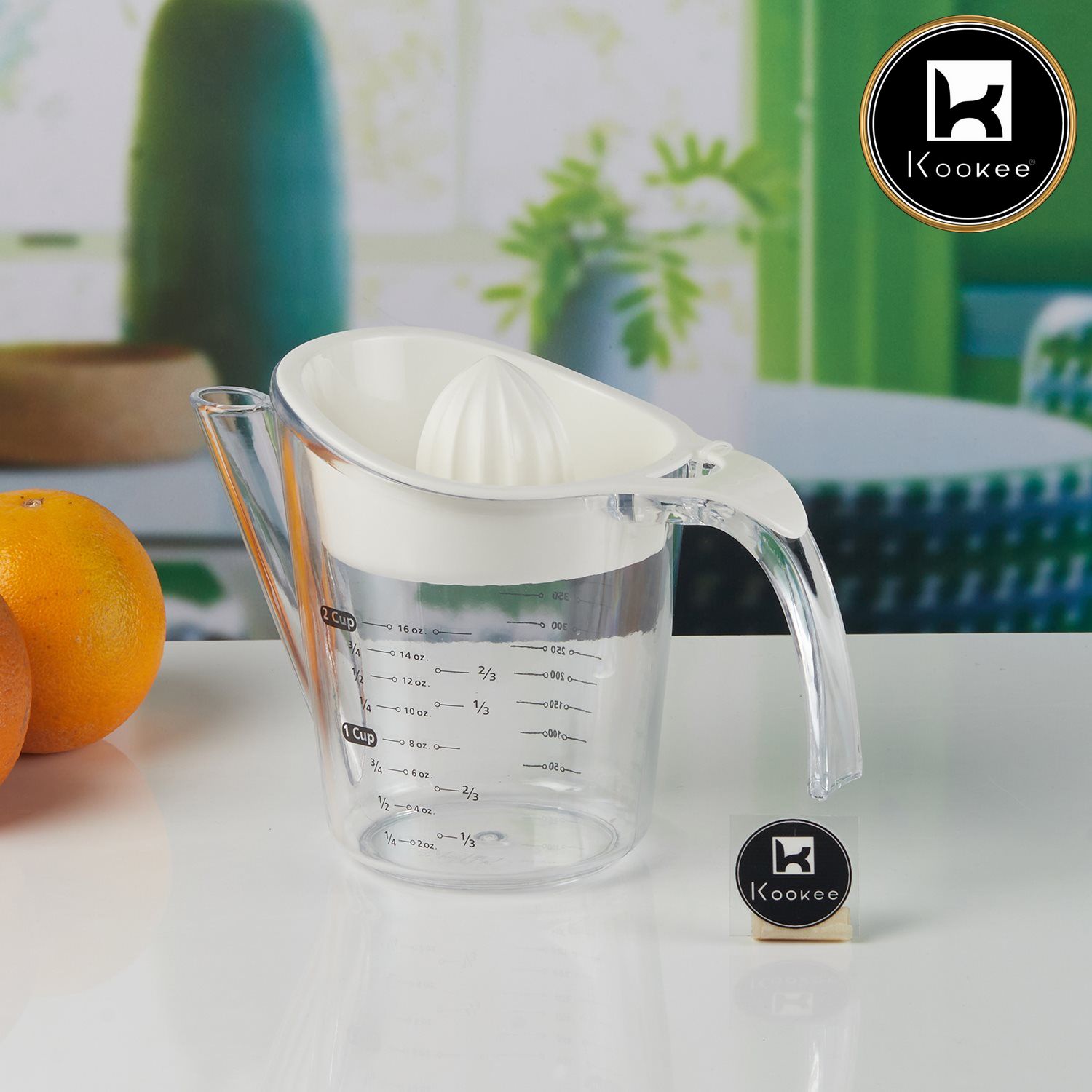 Manual citrus juicer, Orange juicer, Lemon squeezer,White (V-JUIC-001)