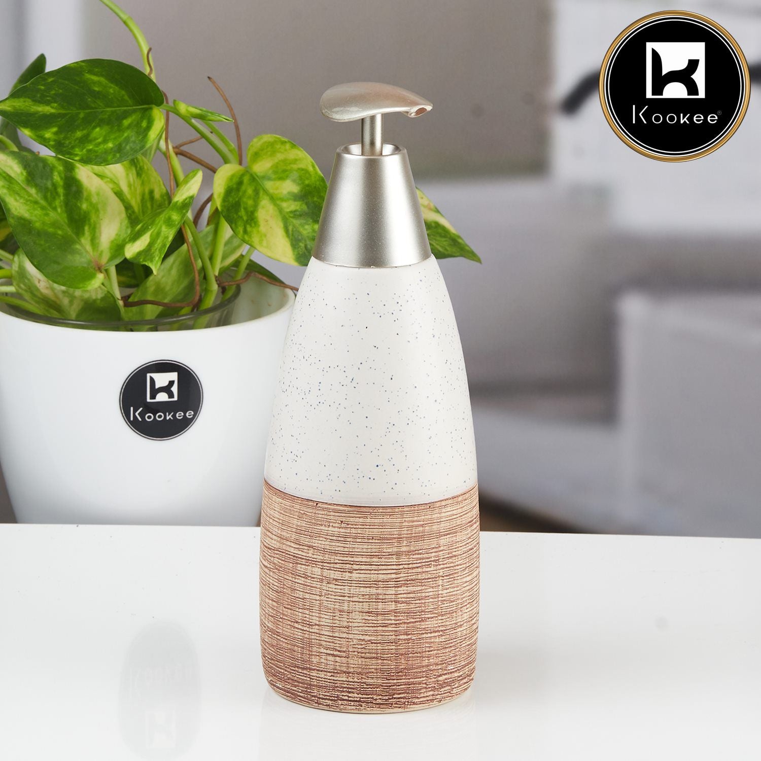 Kookee Ceramic Soap Dispensers, Multi, ART11362