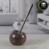 Ceramic Toilet Cleaner Brush with Holder Stand for Bathroom(11368)