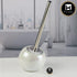 Kookee Ceramic Toilet Cleaner Brush with Holder Stand for Bathroom, Commode, Washroom, Toilet Cleaning Brush