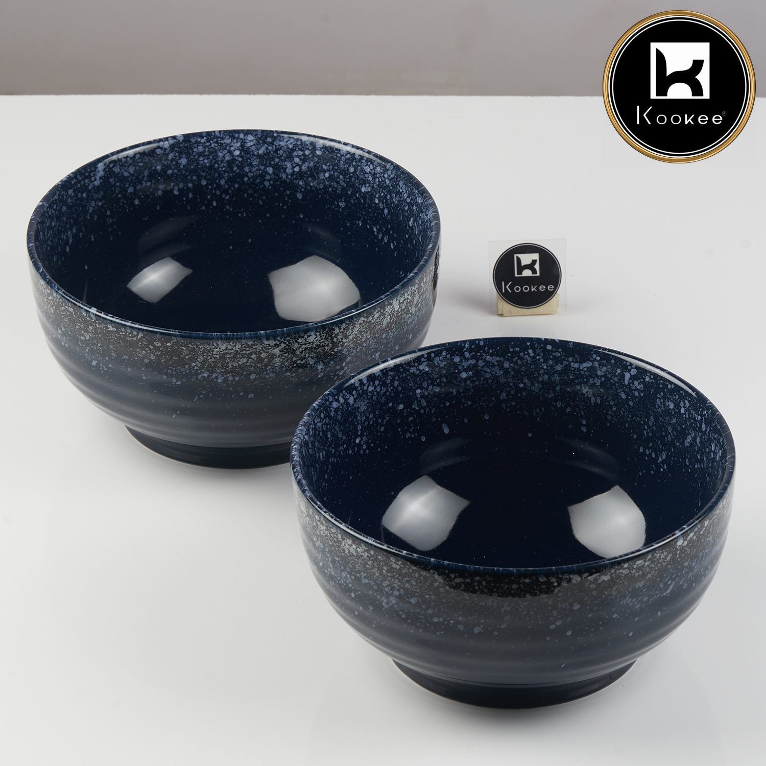 Ceramic Serving Bowls Set, 1200ml, 1 Pc, Mehndi Carving | (V-BOWL-007)