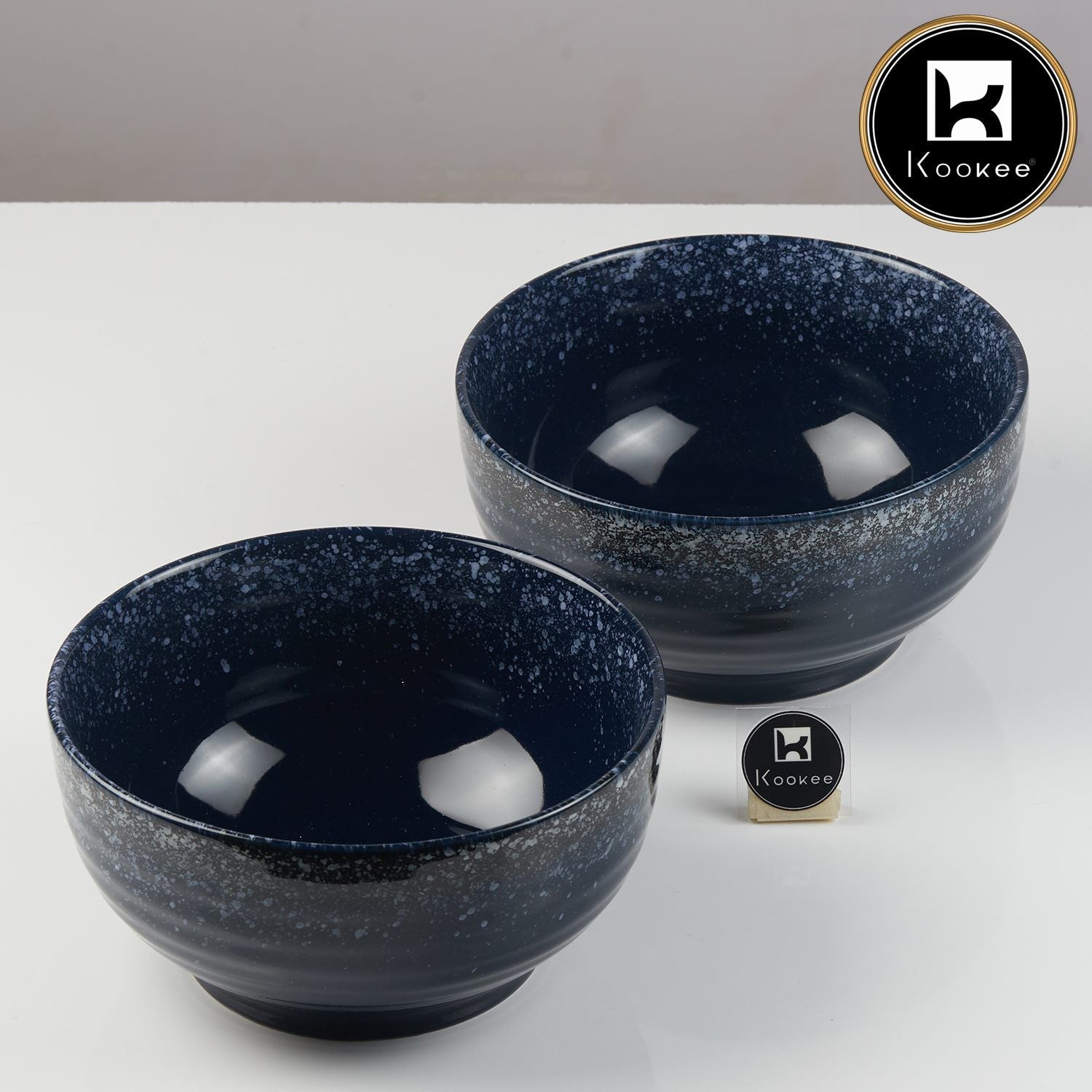 Ceramic Serving Bowls Set, 1200ml, 1 Pc, Mehndi Carving | (V-BOWL-007)