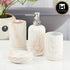 Ceramic Bathroom Accessories Set of 4 with Soap Dispenser (11425)