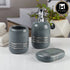 Ceramic Bathroom Accessories Set of 3 with Soap Dispenser (11433)