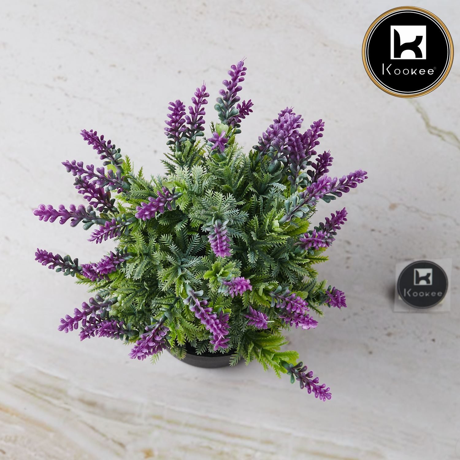 Kookee Artificial Plants, Black, ART11464