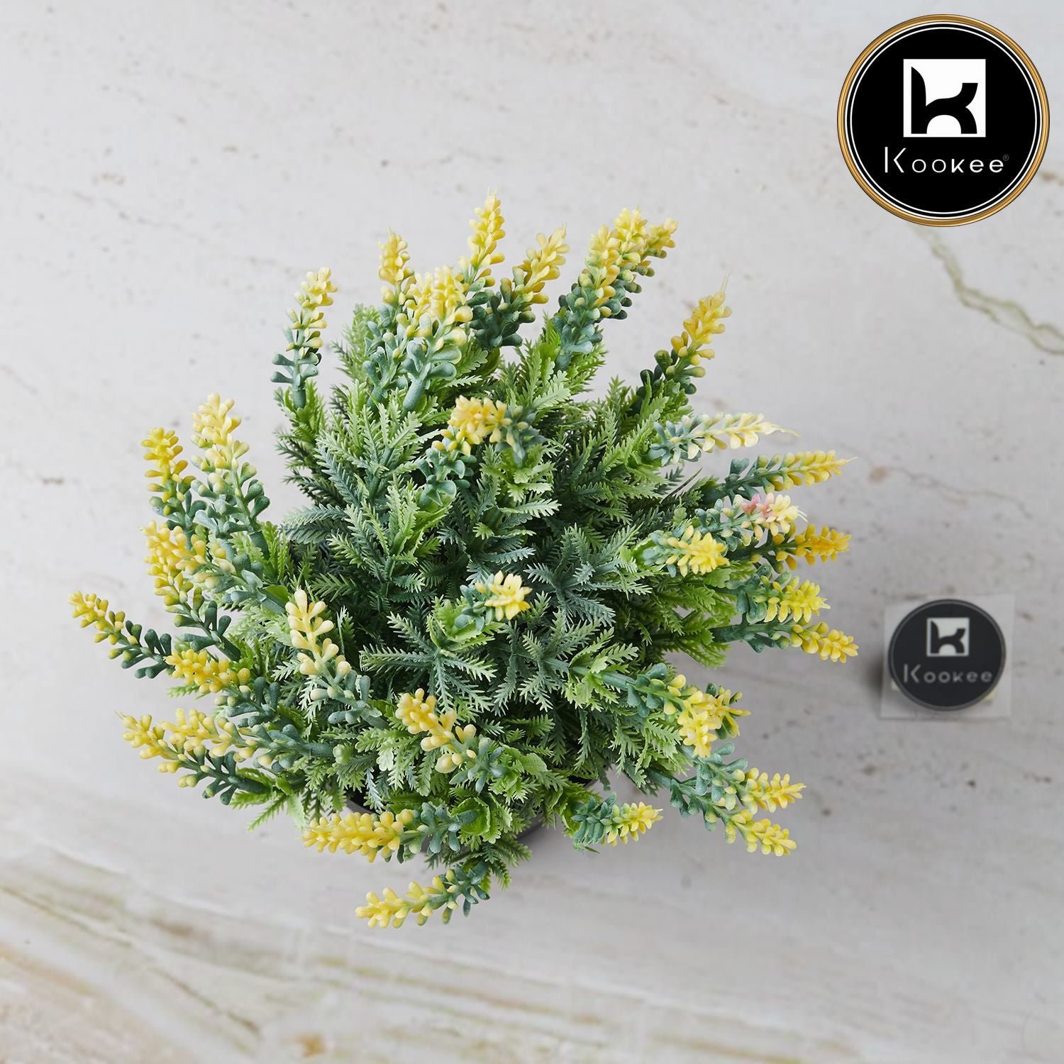 Kookee Artificial Plants, Black, ART11466