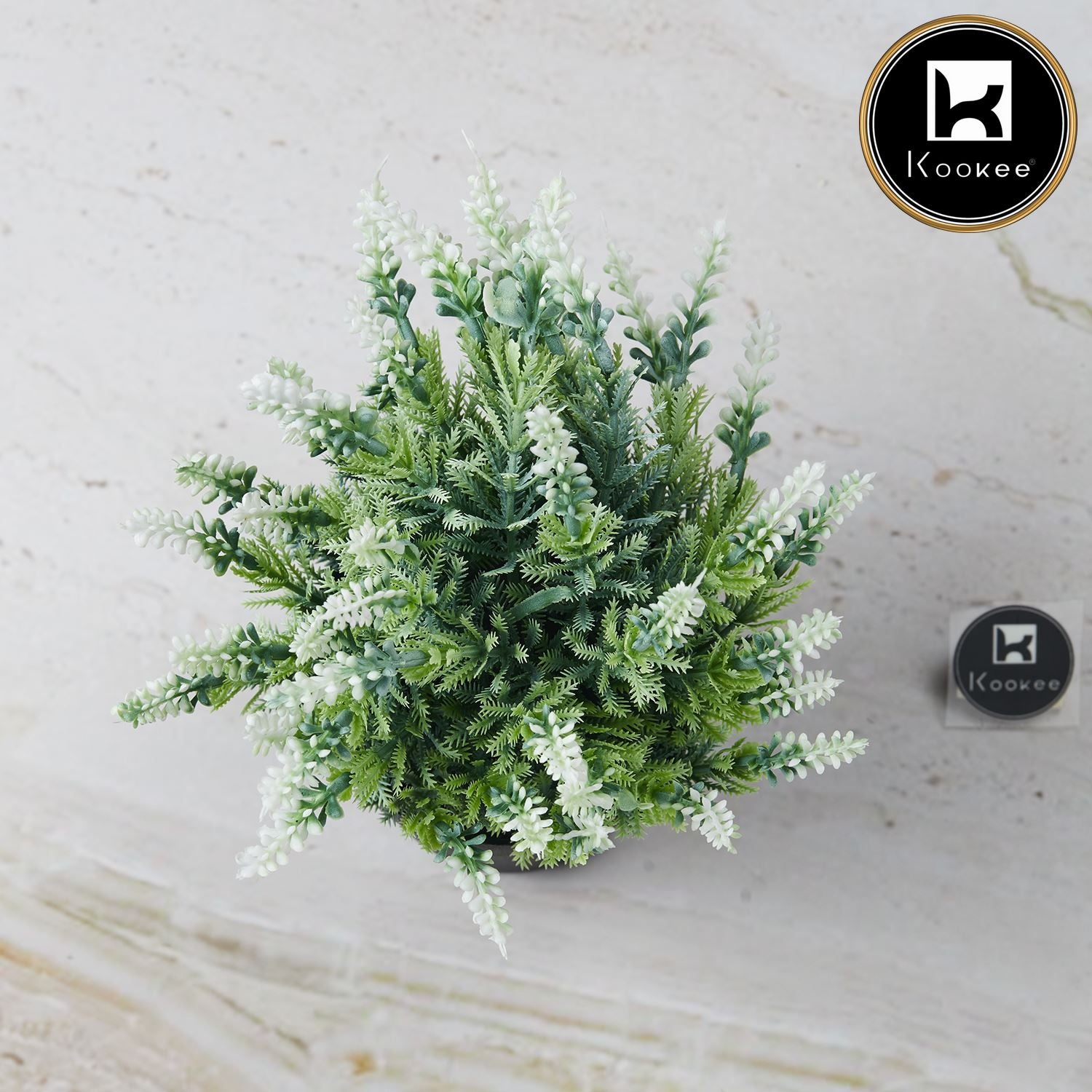 Kookee Artificial Plants, Black, ART11467