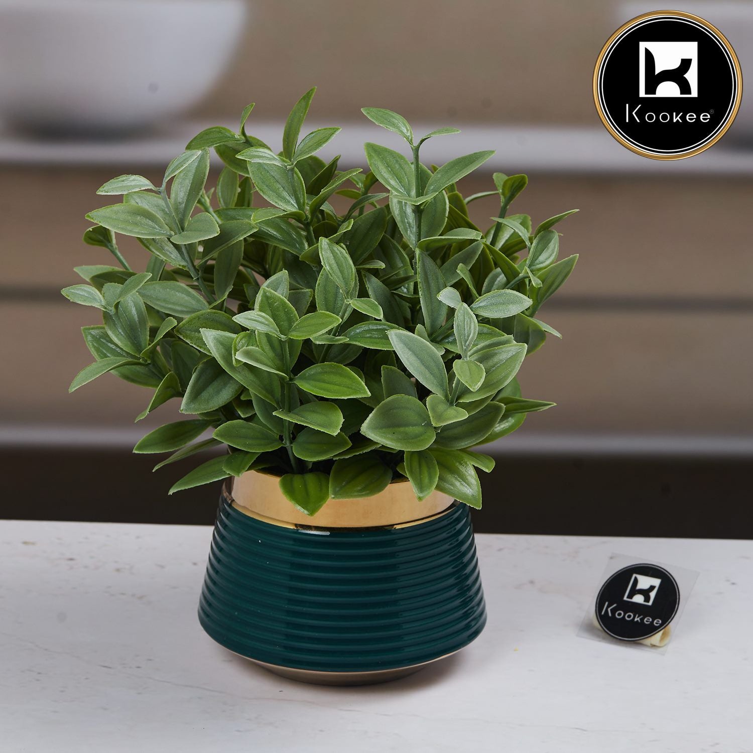 Kookee Artificial Plants, Green, ART11469