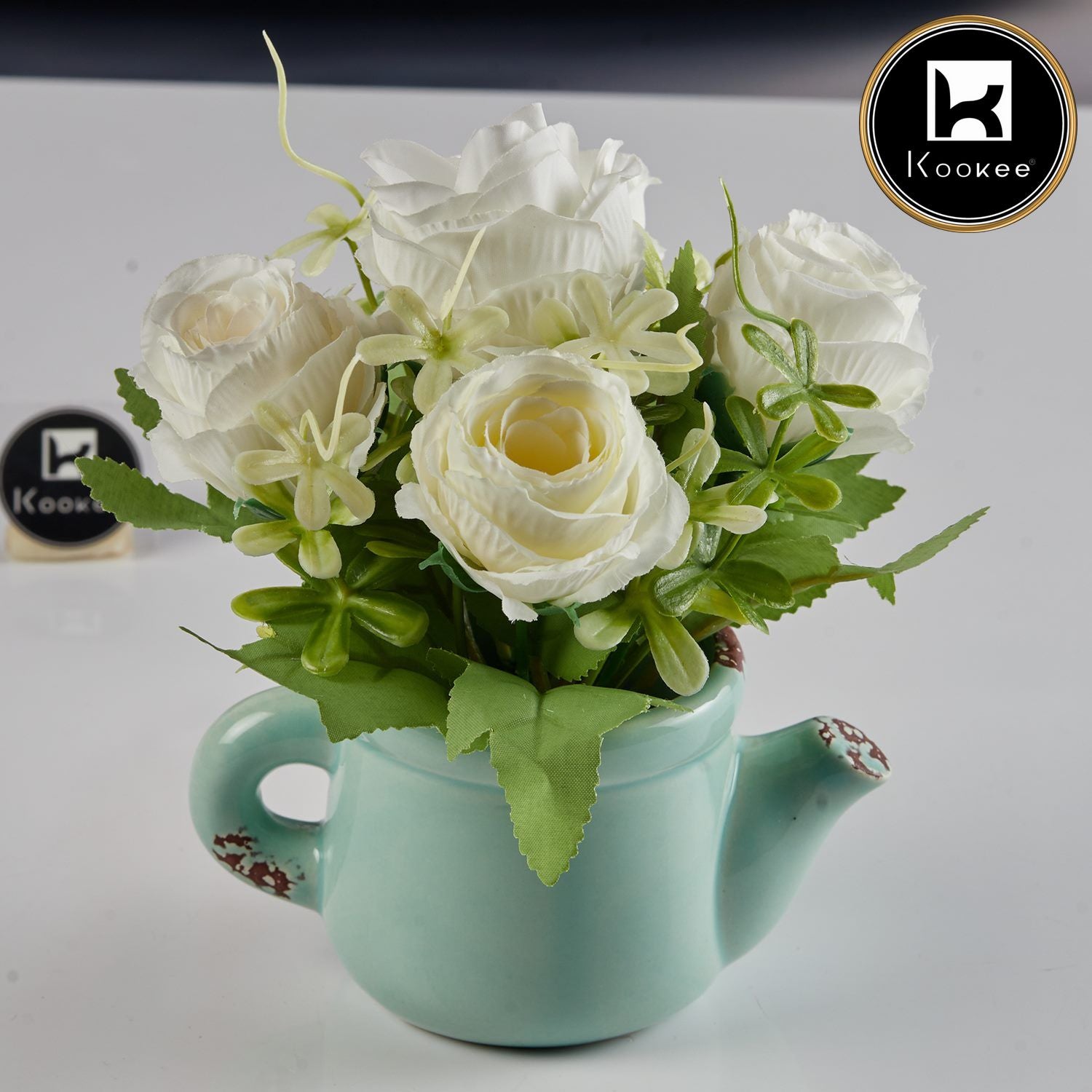 Kookee Artificial Flowers, Blue, ART11476