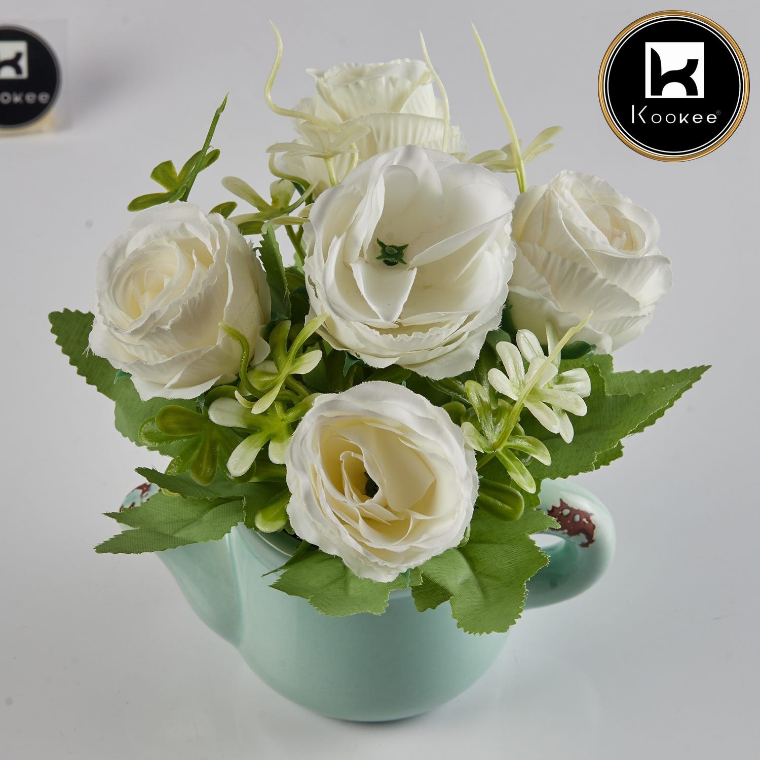 Kookee Artificial Flowers, Blue, ART11476