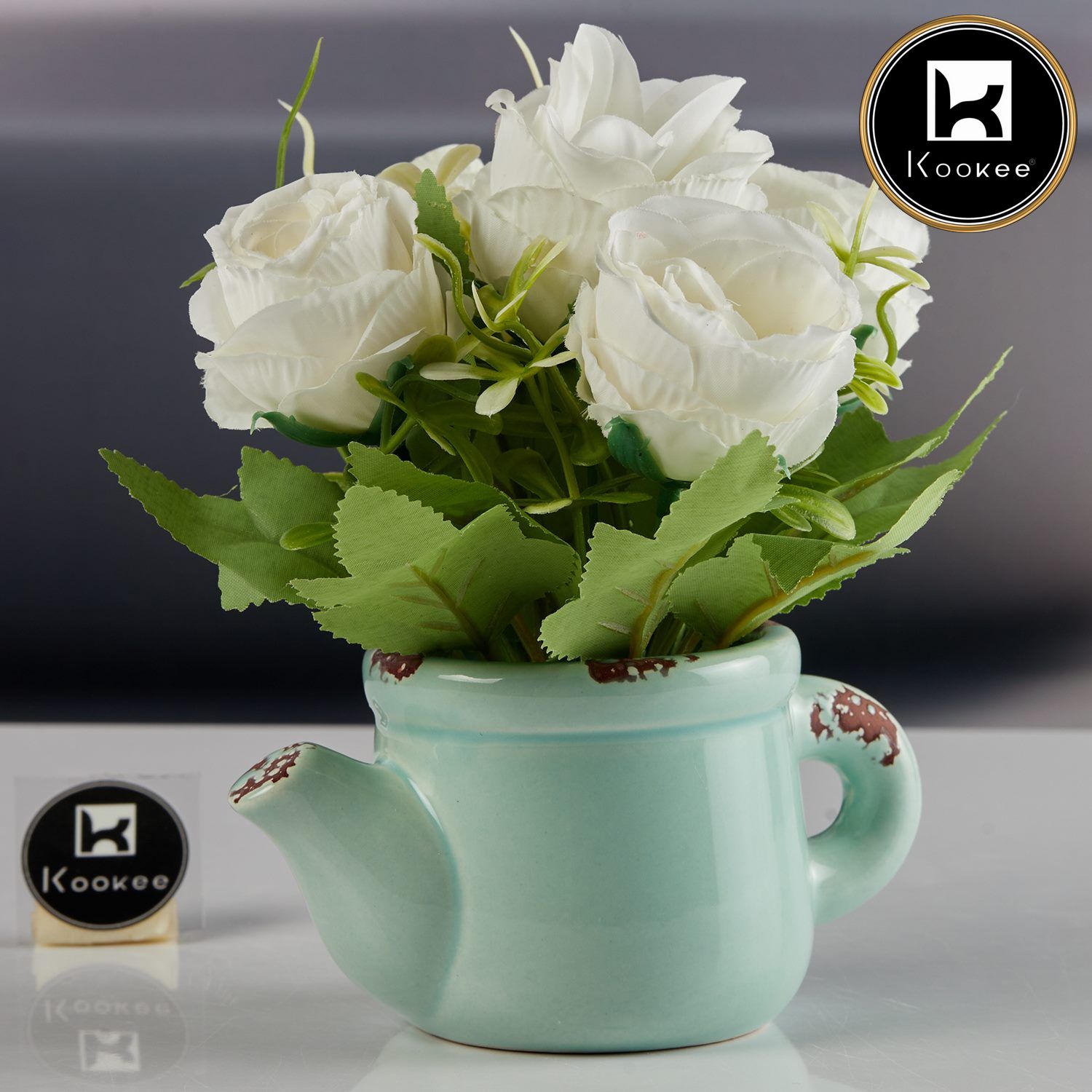 Kookee Artificial Flowers, Blue, ART11476