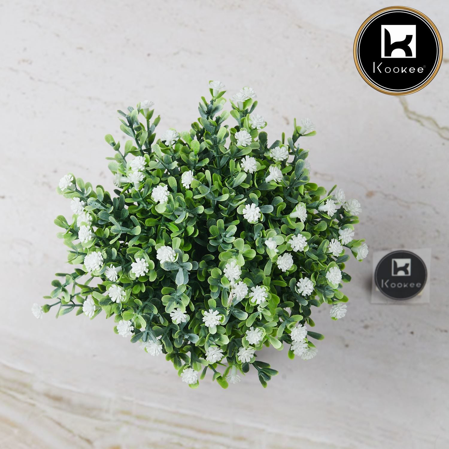Kookee Artificial Plants, White, ART11479
