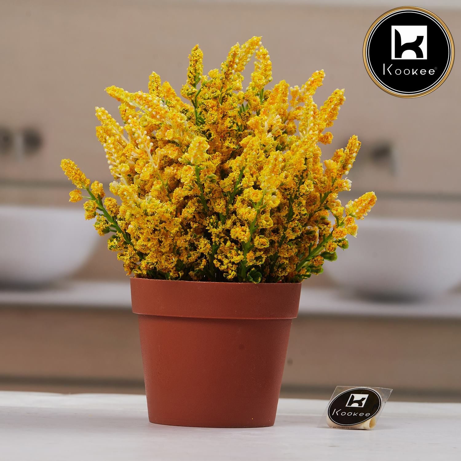 Kookee Artificial Plants, Brown, ART11484