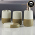 Ceramic Bathroom Accessories Set of 4 with Soap Dispenser (11499)