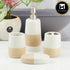 Ceramic Bathroom Accessories Set of 4 with Soap Dispenser (11500)