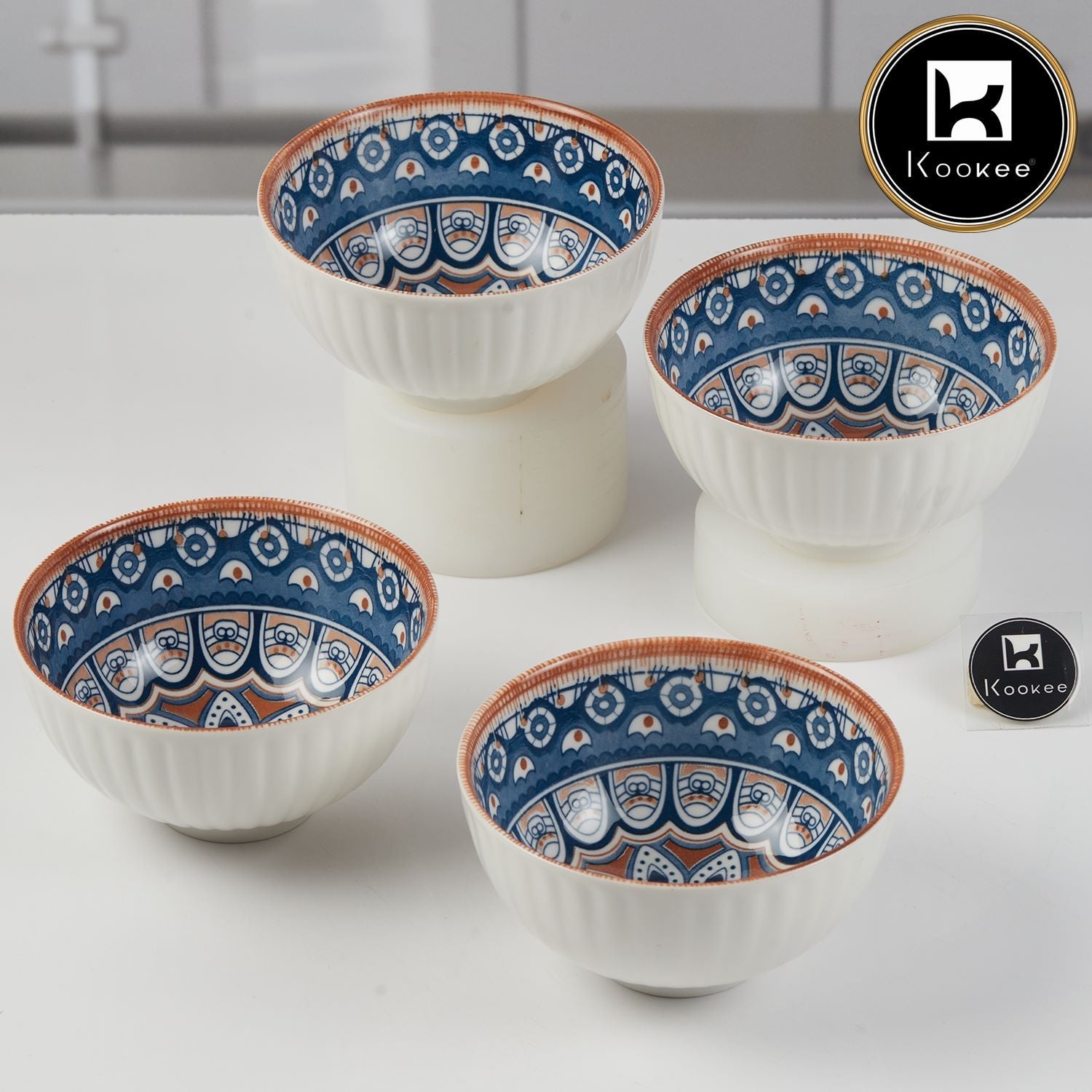 Ceramic Soup Bowls, Cereal Bowl For Kitchen (11953) (Set of 2)