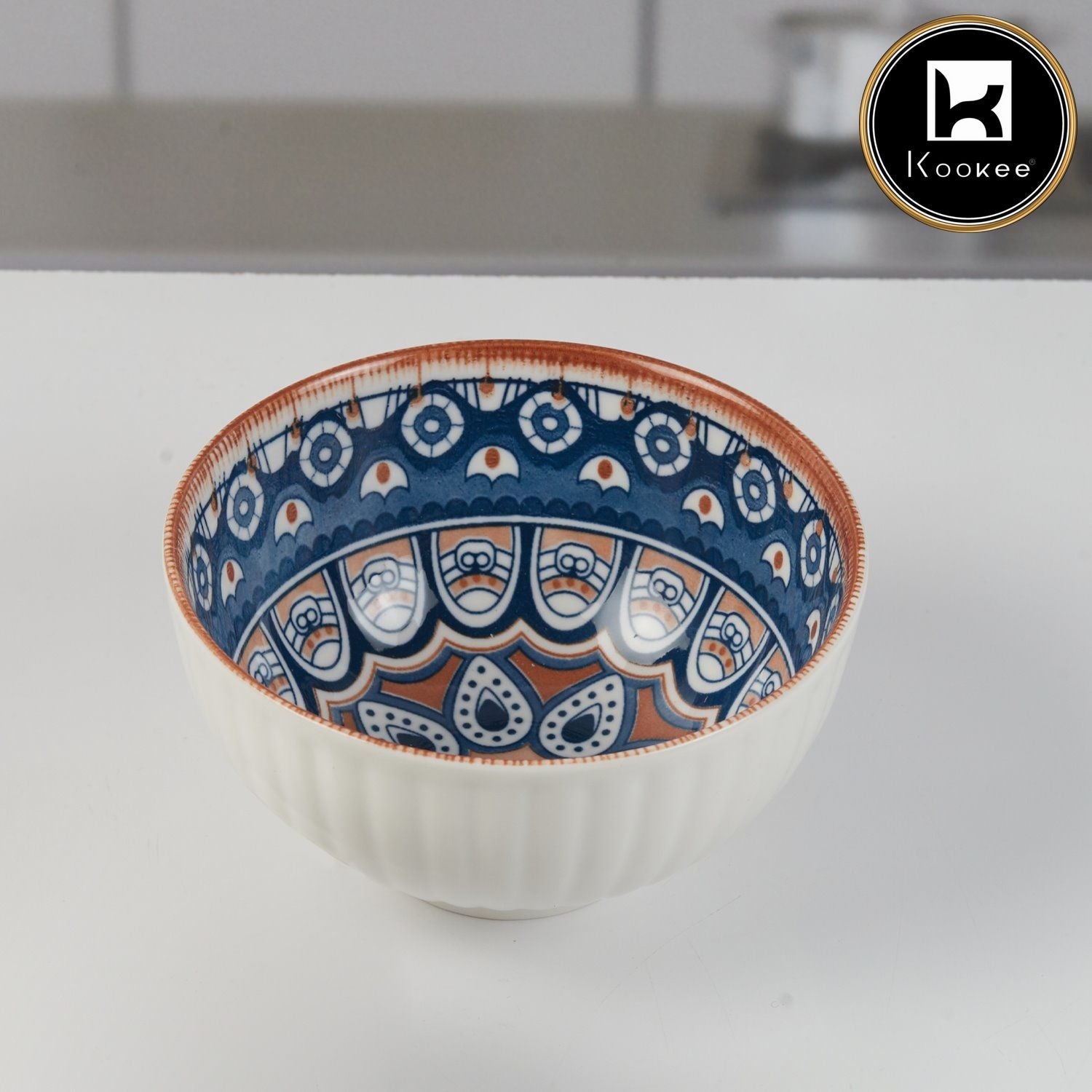 Ceramic Soup Bowls, Cereal Bowl For Kitchen (11953) (Set of 2)