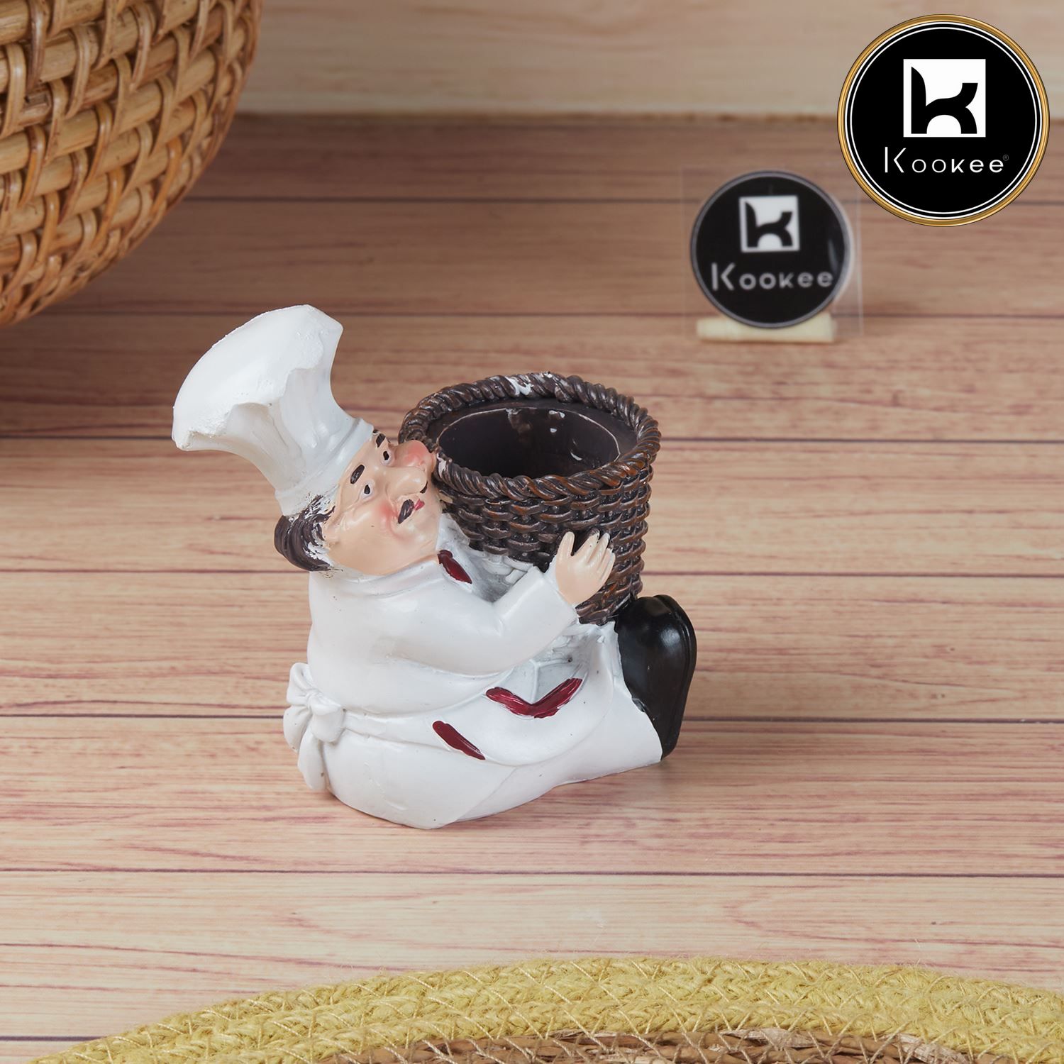 Polyresin Chef Toothpick holder tabletop (V-TPICK-001-2)