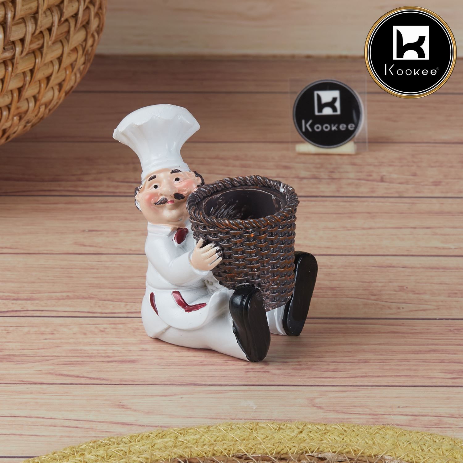 Polyresin Chef Toothpick holder tabletop (11513)