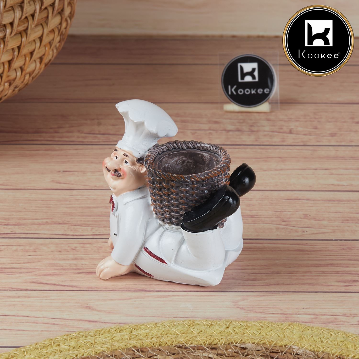 Polyresin Chef Toothpick holder tabletop (11514)