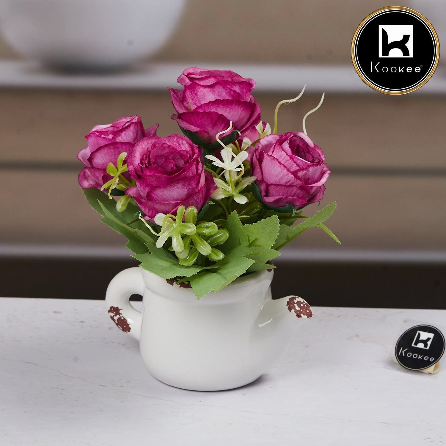 Kookee Artificial Flower Plant for Home, Office, & Event Decor (11528)