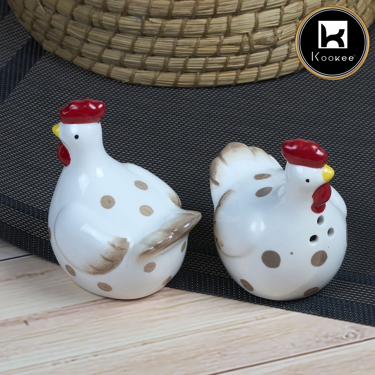 Kookee Salt and Pepper Sets, White, ART11577