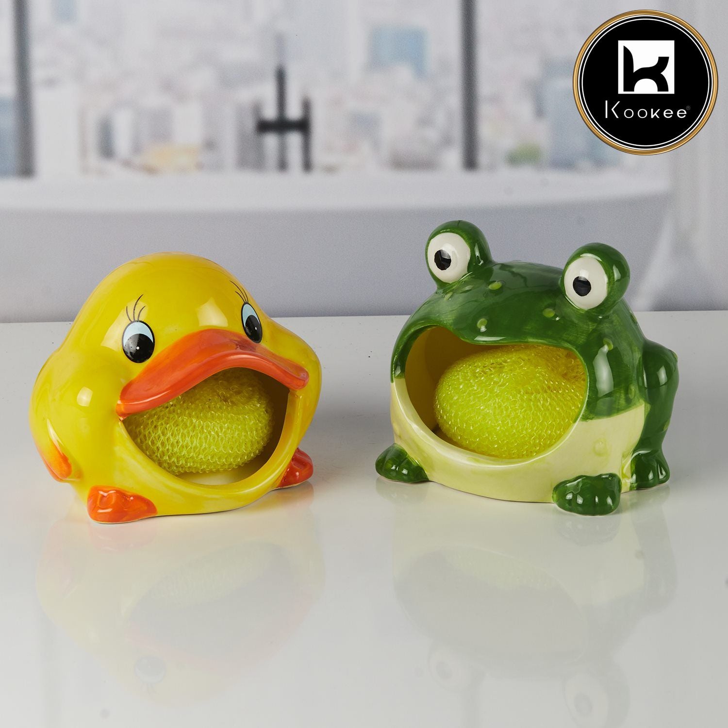 Kookee Soap Holders, Green, ART11173