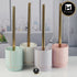 Kookee Ceramic Toilet Cleaner Brush with Holder Stand for Bathroom, Commode, Washroom, Toilet Cleaning Brush