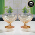 Crystal Glass Ice Cream Bowls (300 ml) (Set of 2) (11693)